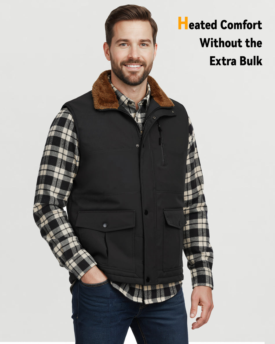 Men's Graphene Heated Utility Vest (Fleece-Lined),M882535
