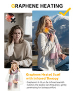 Women's Plaid 1-Zone Graphene Heated Scarf