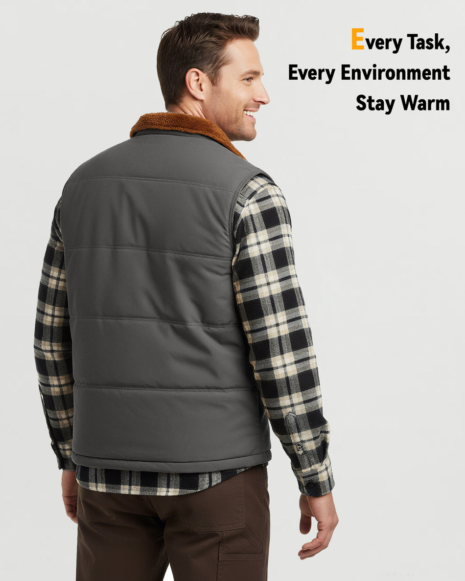 Men's Graphene Heated Utility Vest (Fleece-Lined),M882535