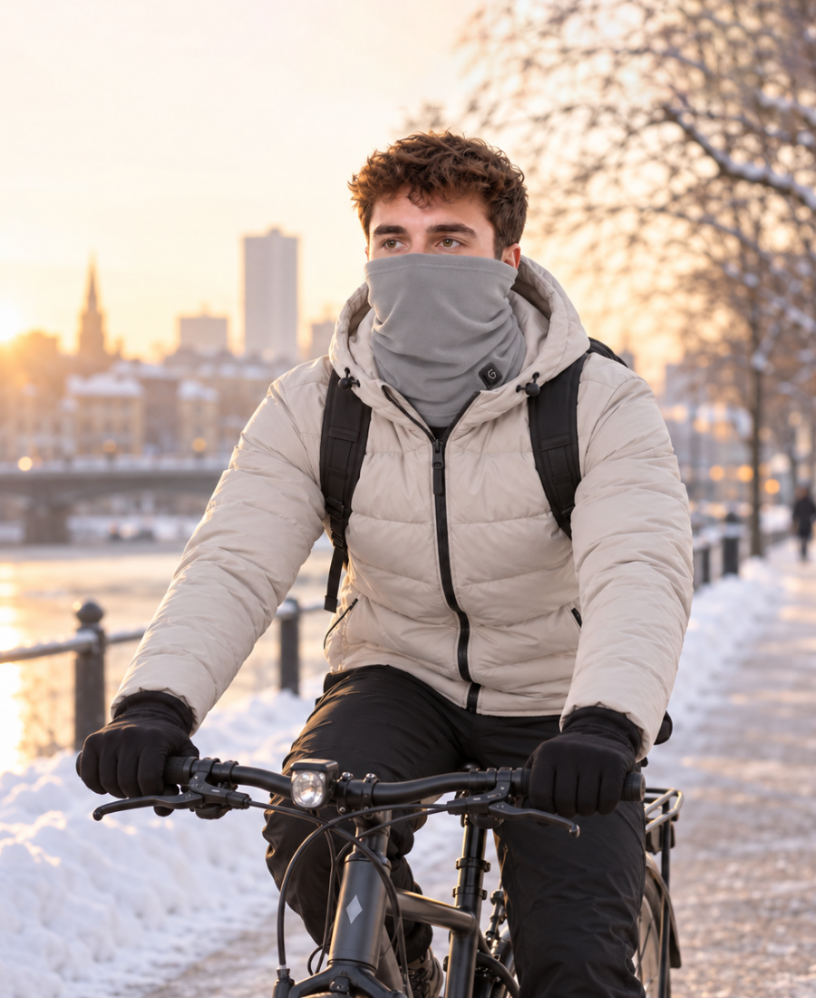Men's Thermal 1-Zone Graphene Heated Neck Gaiter
