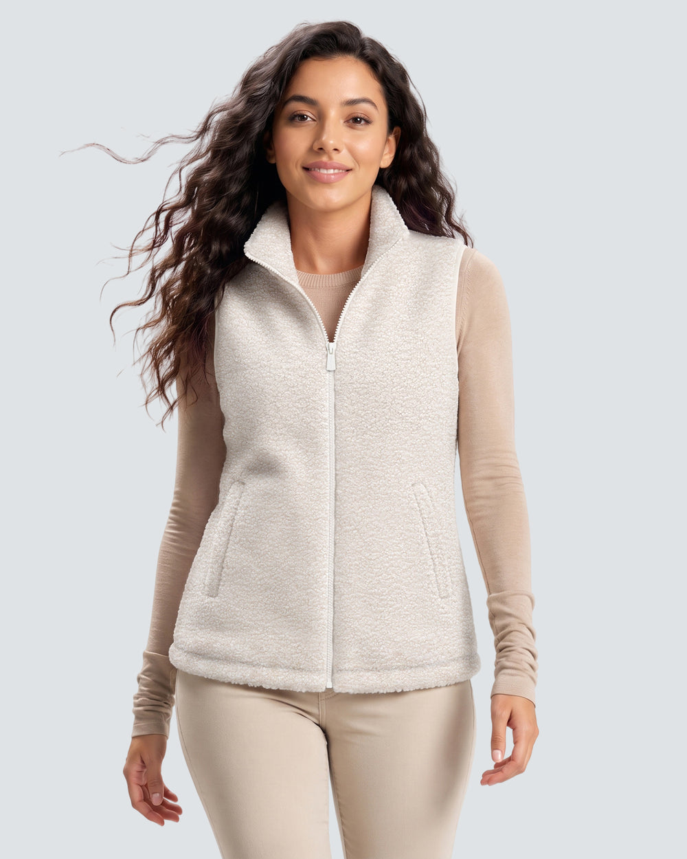 Women's Sherpa Fleece 4-Zone Graphene Heated Vest