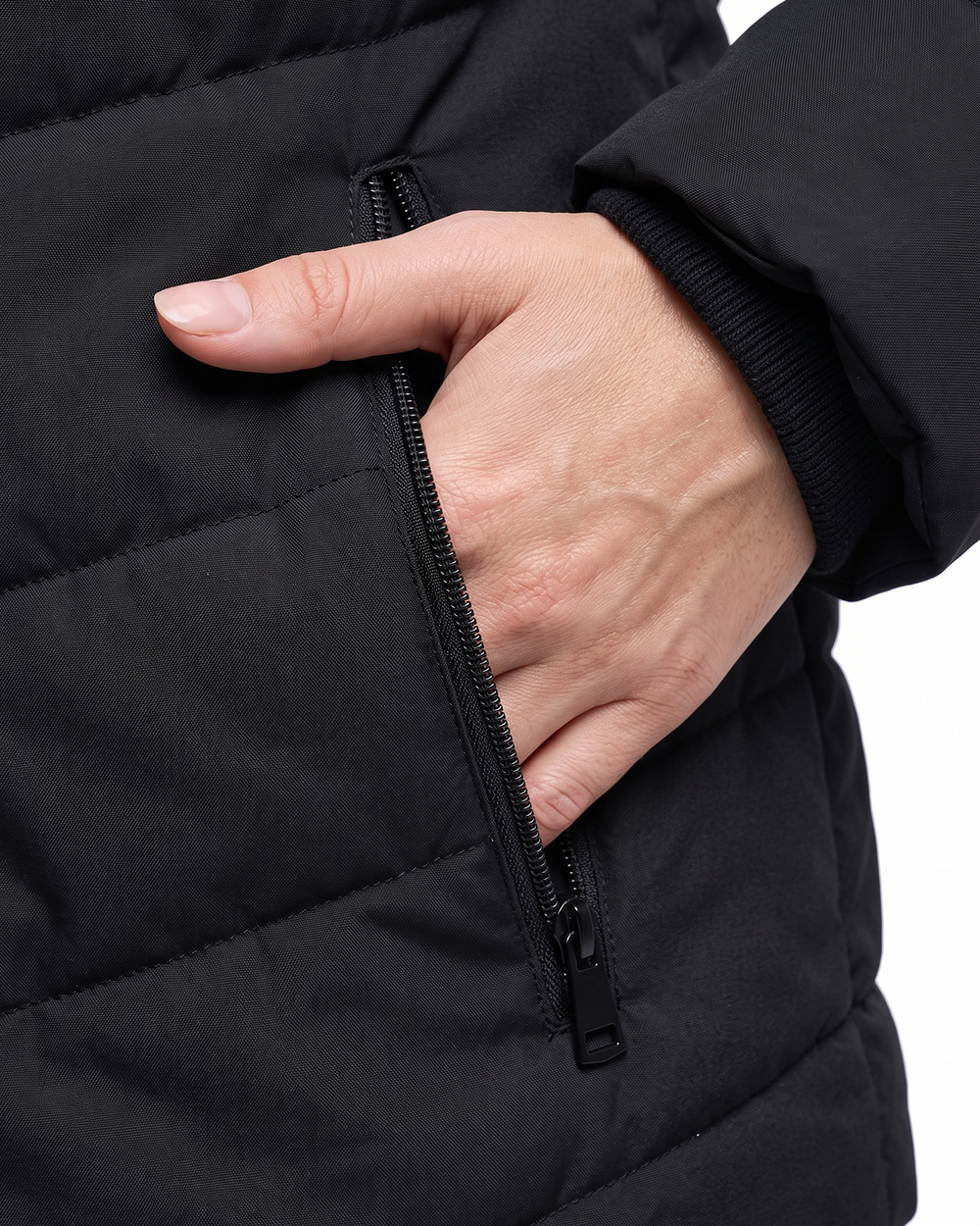 Women's Cropped Puffer 6-Zone Graphene Heated Jacket