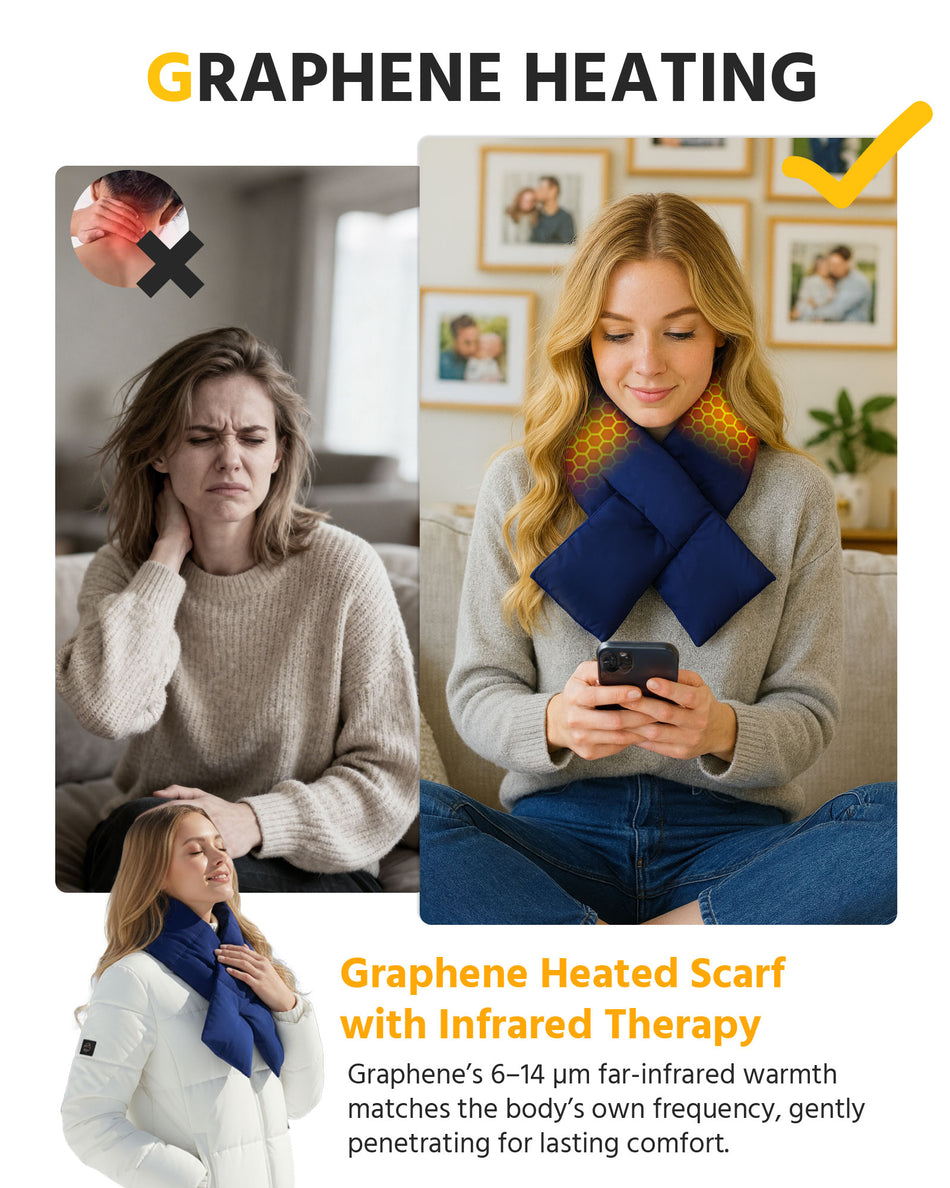 Women's Graphene Heated Puffer Scarf,W882504