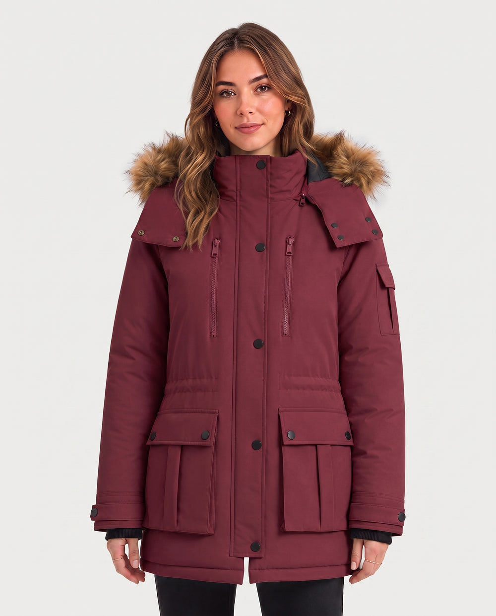 Women's Parka 4-Zone Graphene Heated Coat