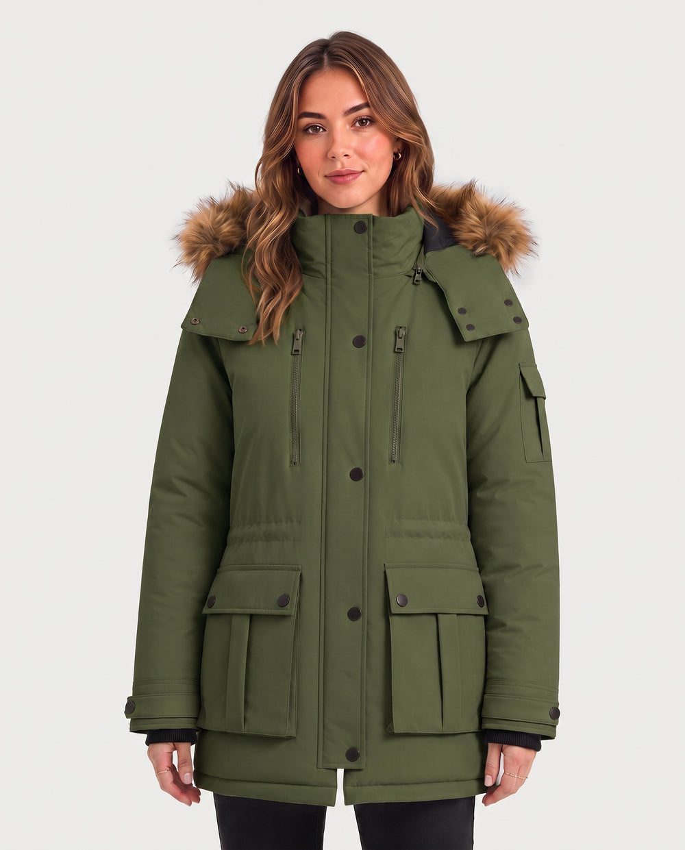 Women's Parka 4-Zone Graphene Heated Coat