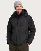 Men's Fur-Lined 6-Zone Graphene Heated Jacket