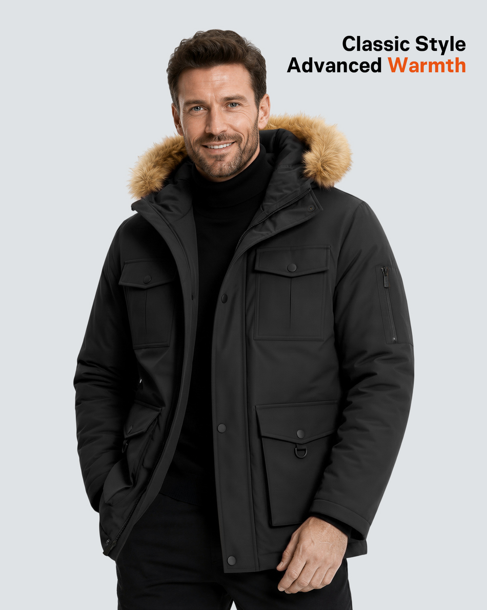 Men's Cargo Parka 6-Zone Graphene Heated Jacket