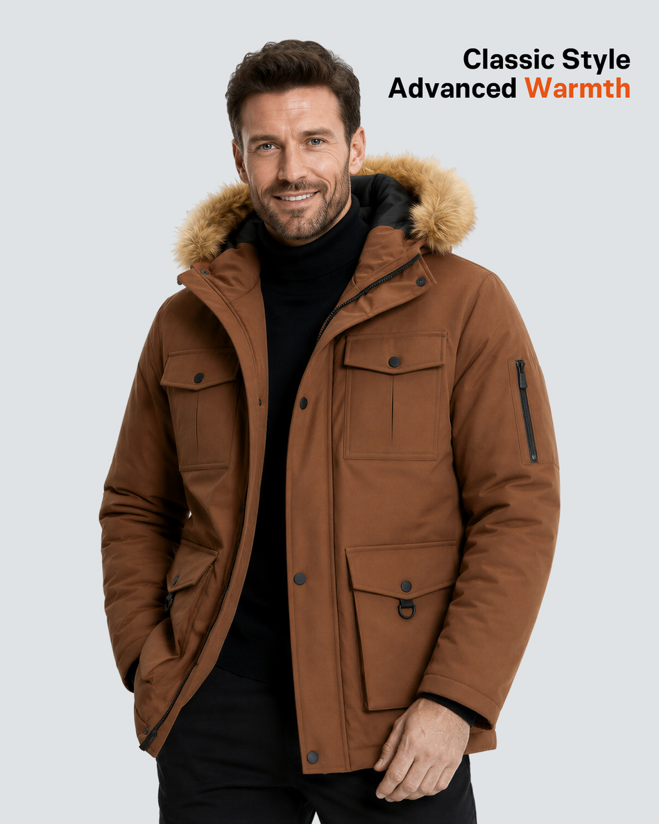 Men's Cargo Parka 6-Zone Graphene Heated Jacket