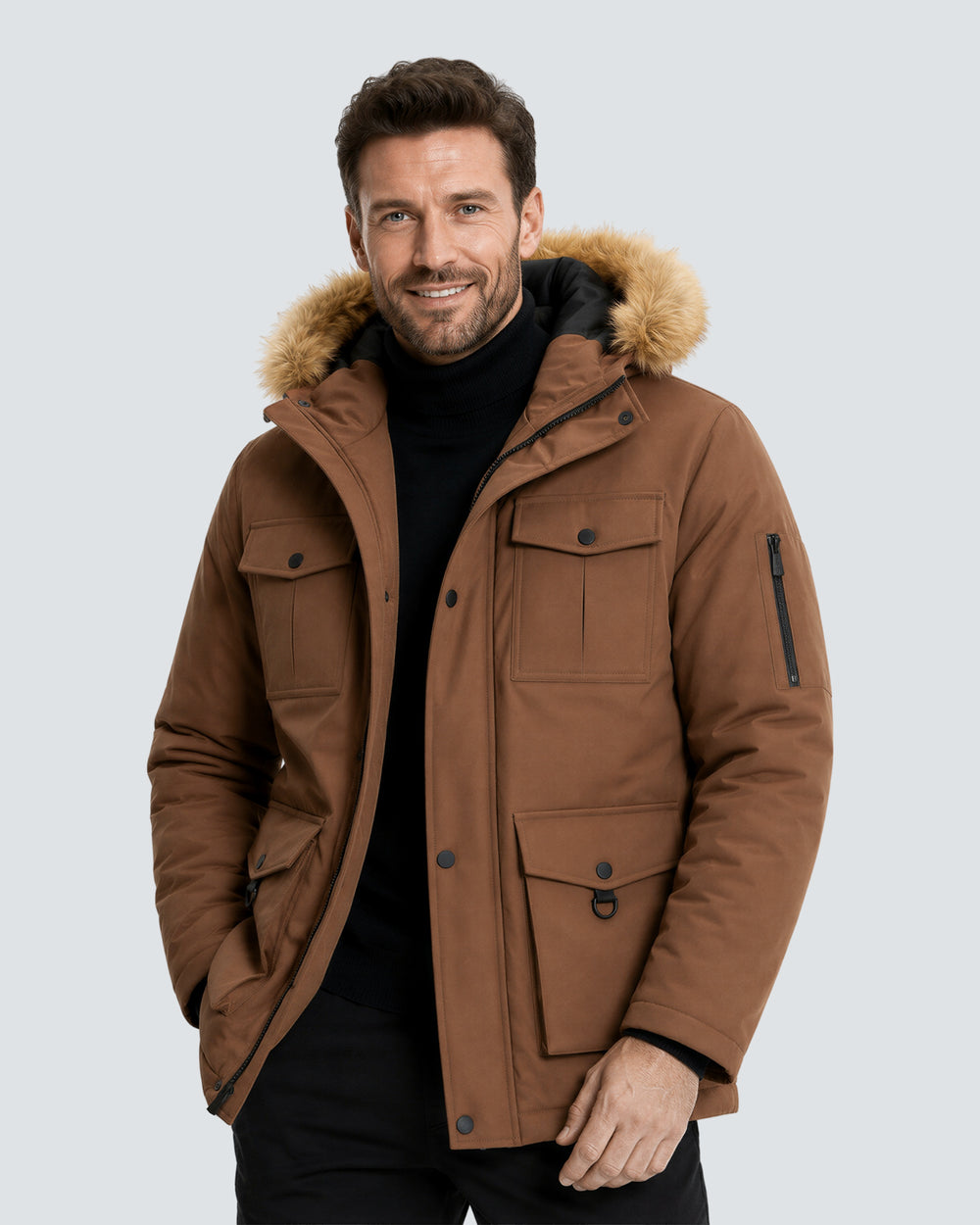 Men's Cargo Parka 6-Zone Graphene Heated Jacket