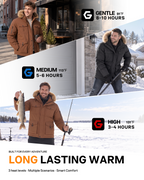 Men's Cargo Parka 6-Zone Graphene Heated Jacket