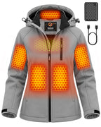 Women's Softshell 6-Zone Graphene Heated Jacket