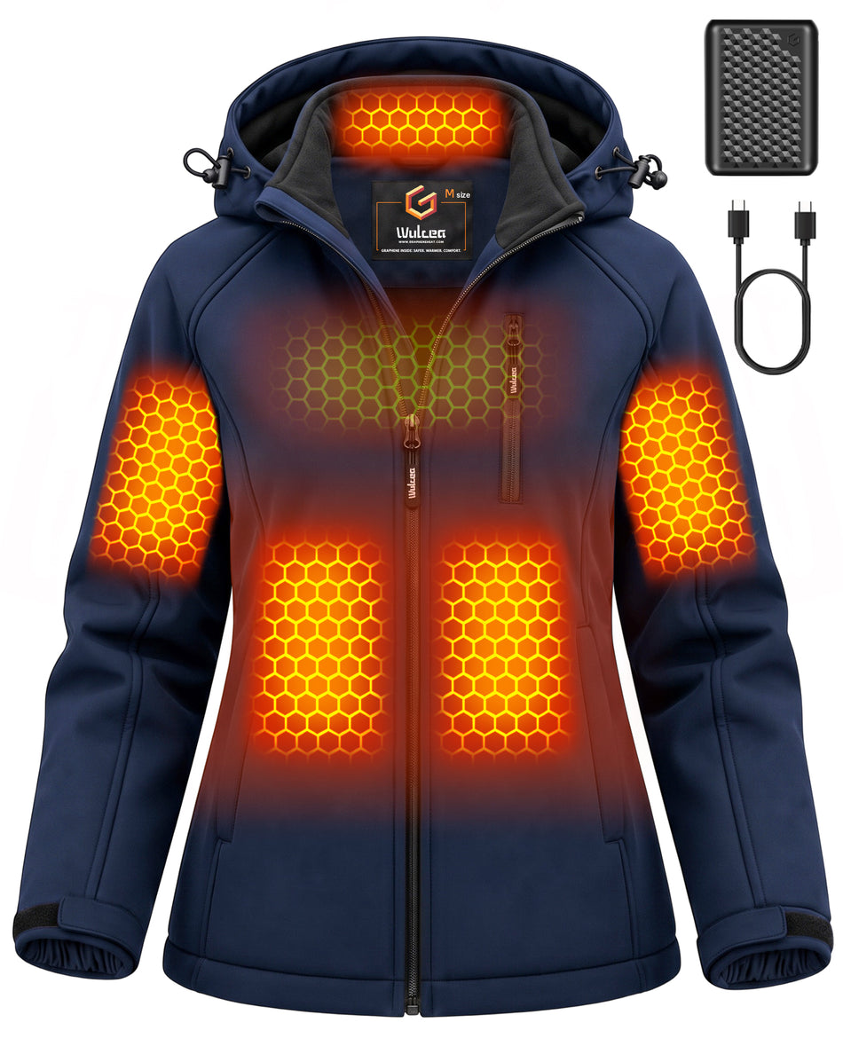 Women's Softshell 6-Zone Graphene Heated Jacket