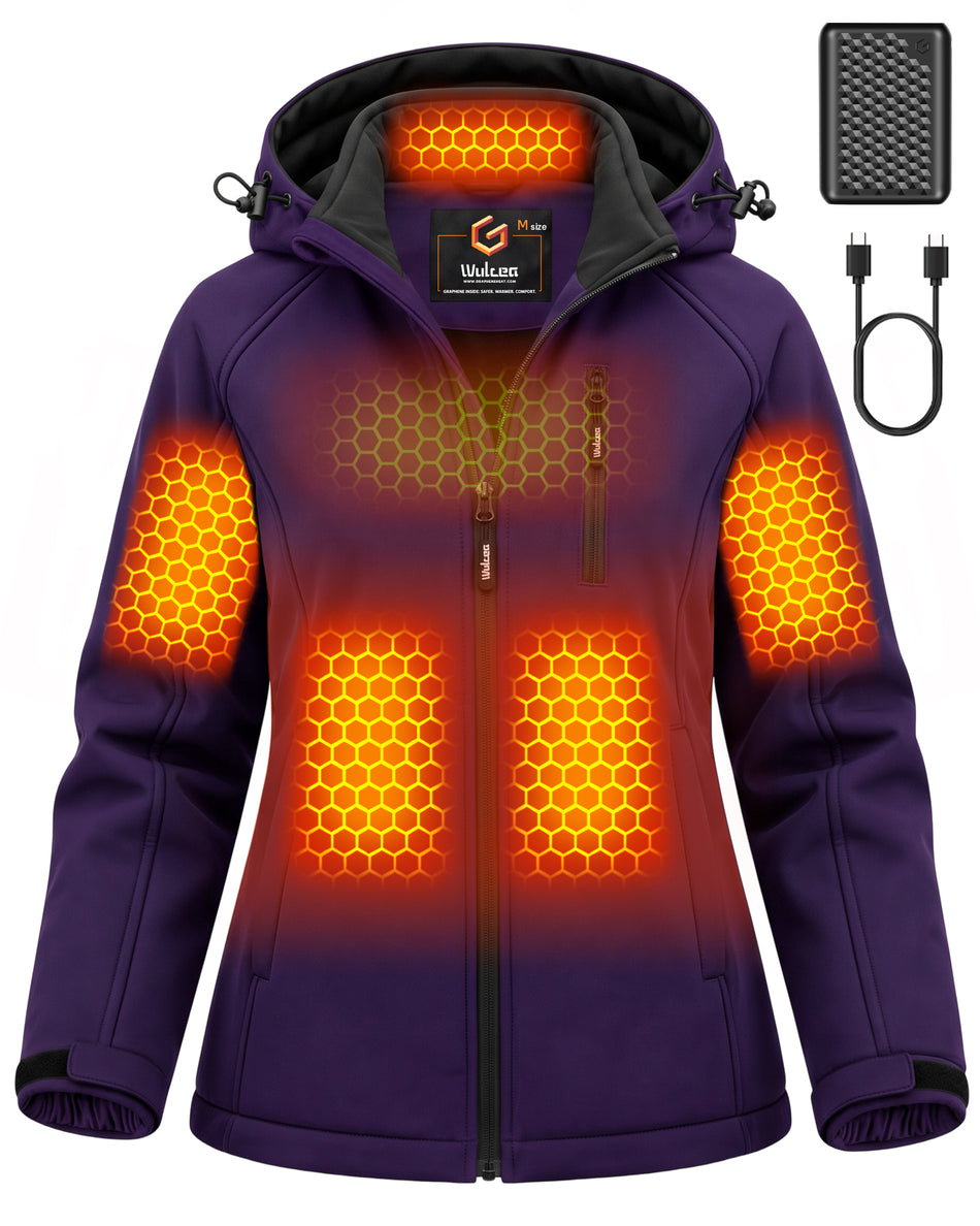 Women's Softshell 6-Zone Graphene Heated Jacket