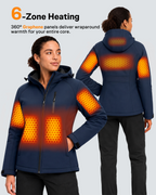 Women's Softshell 6-Zone Graphene Heated Jacket