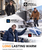 Men's Waterproof Puffer 6-Zone Graphene Heated Jacket