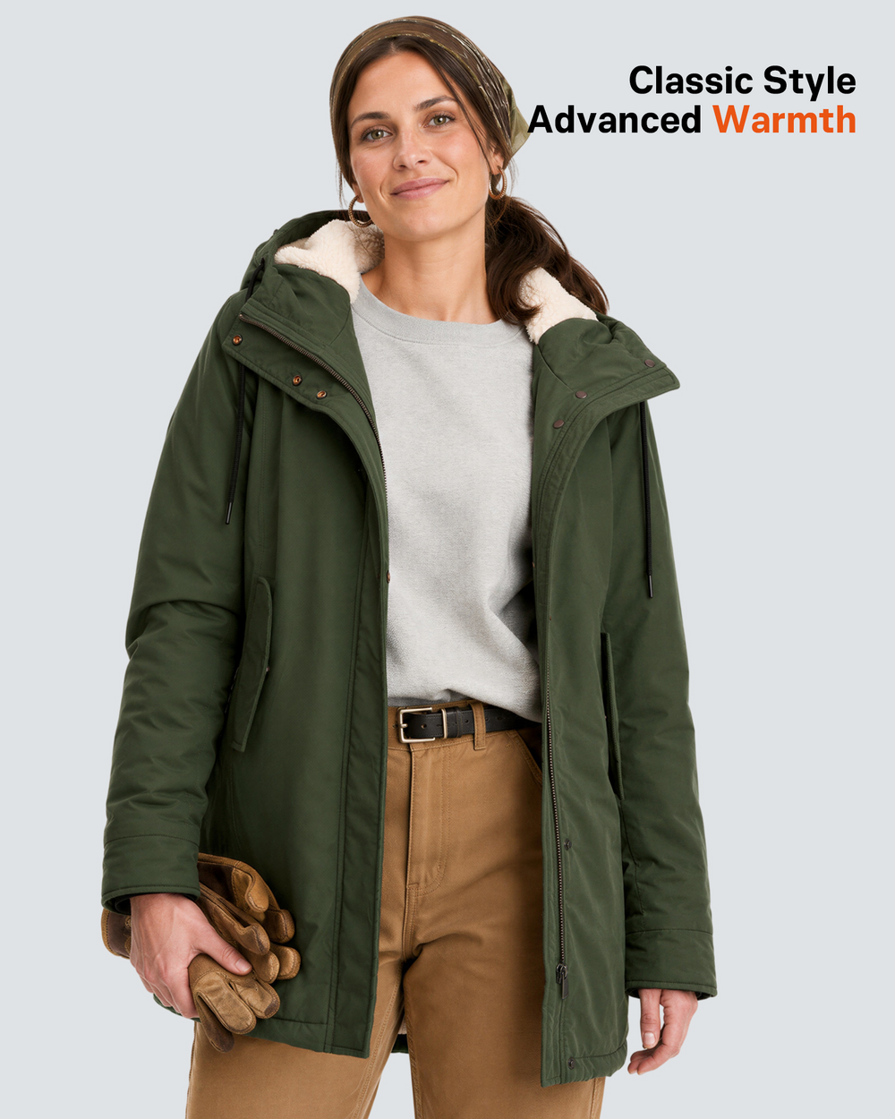 Women's Sherpa-Lined 6-Zone Graphene Heated Jacket