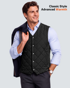 Men's Slim Fit Business 4-Zone Graphene Heated Vest