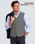 Men's Slim Fit Business 4-Zone Graphene Heated Vest