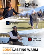 Men's Lightweight Zip-Up 4-Zone Graphene Heated Vest