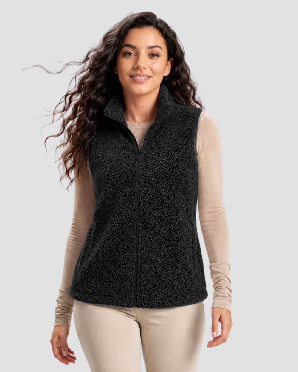 Women's Sherpa Fleece 4-Zone Graphene Heated Vest