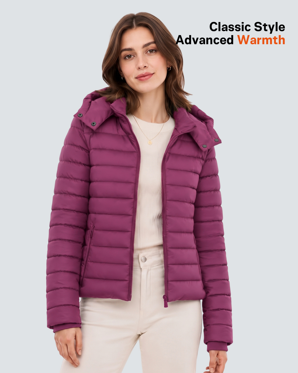 Women's Lightweight Puffer 6-Zone Graphene Heated Jacket