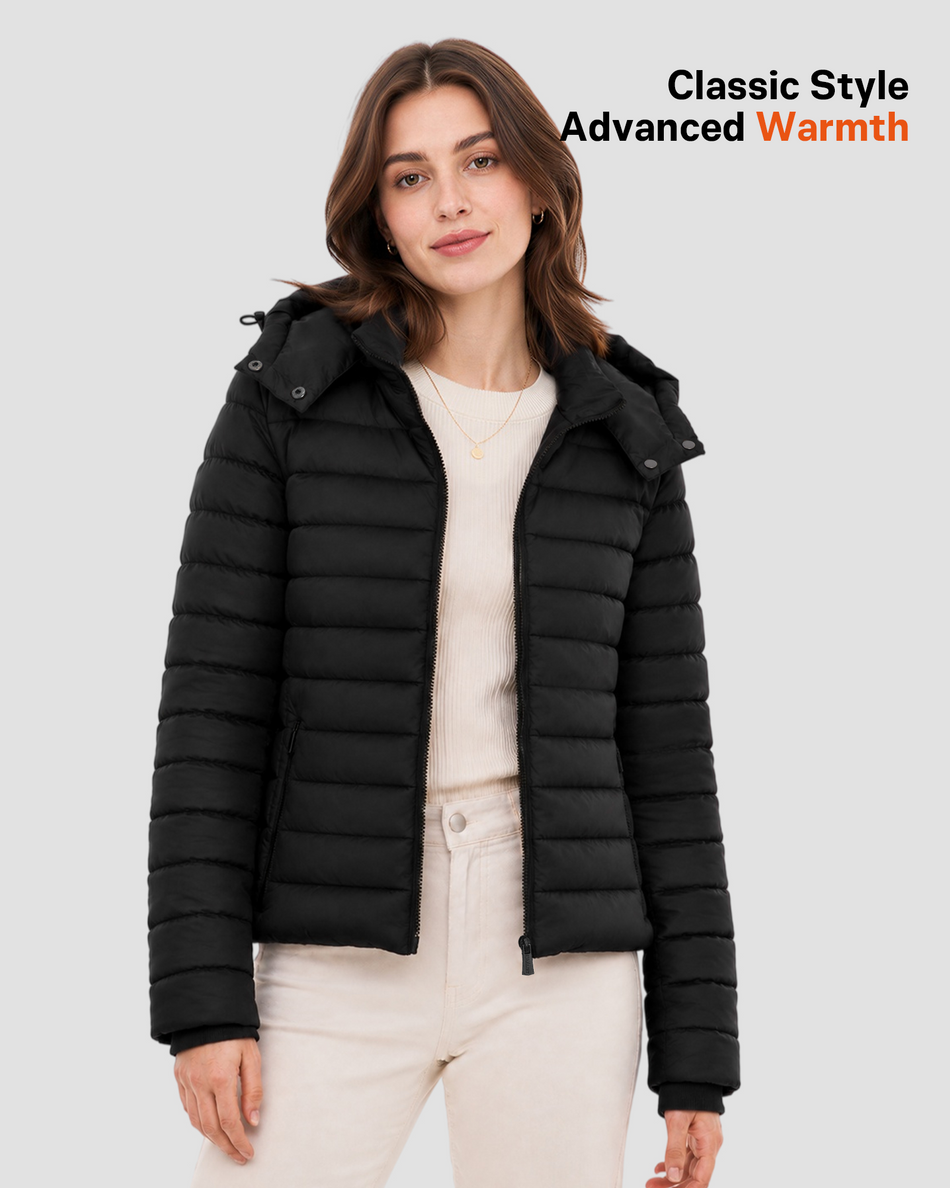 Women's Lightweight Puffer 6-Zone Graphene Heated Jacket