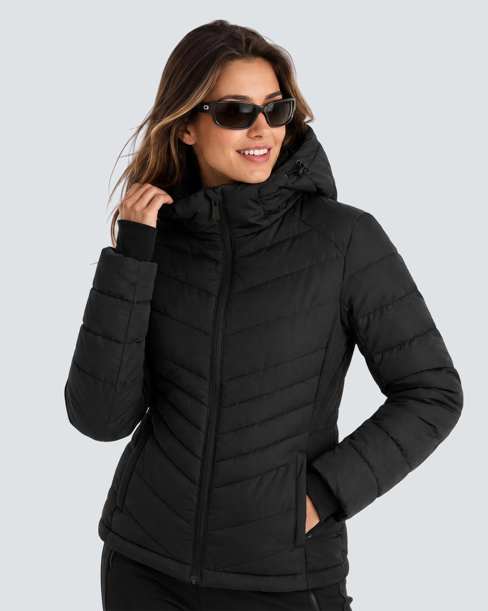 Women's Slimming Puffer 6-Zone Graphene Heated Jacket