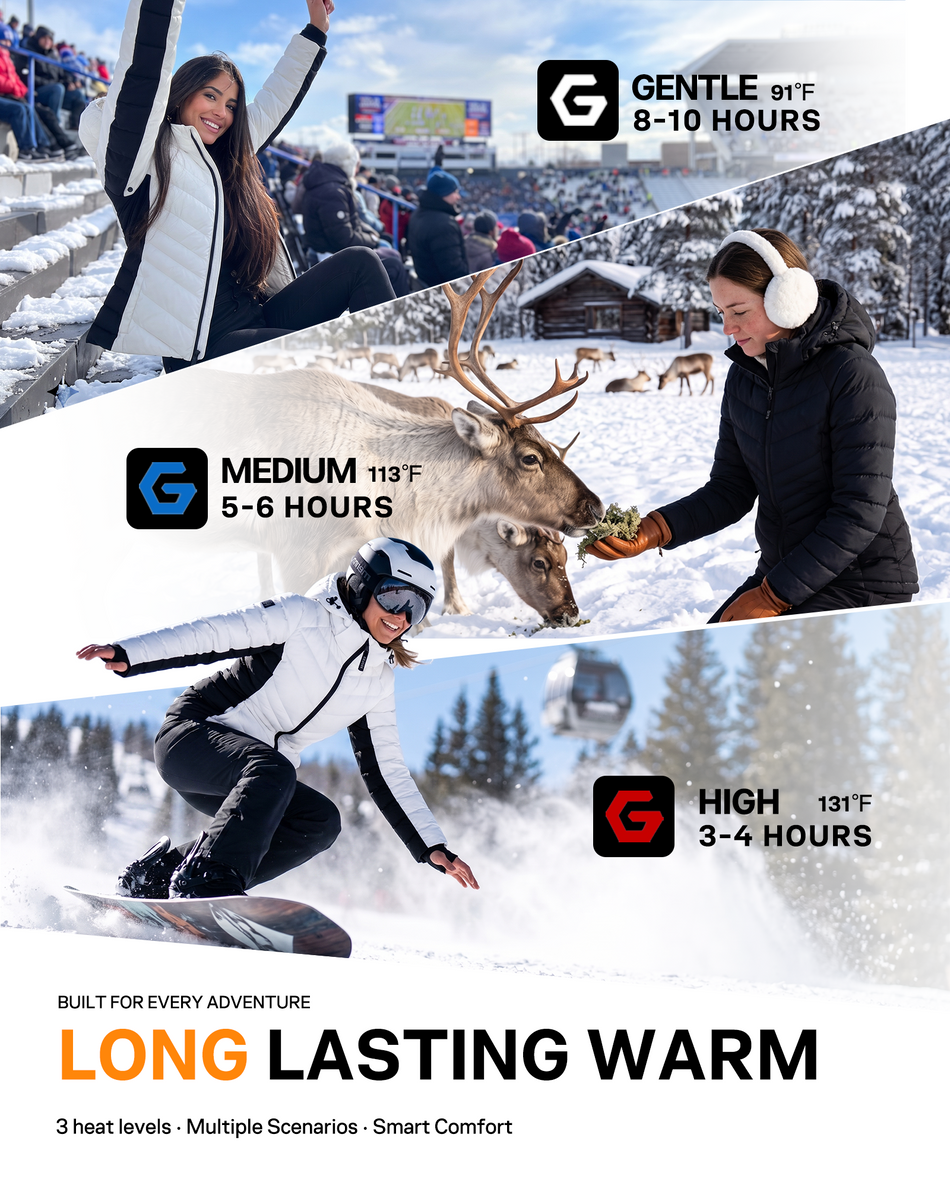 Women's Slimming Puffer 6-Zone Graphene Heated Jacket