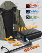 Men's High-Pocket Softshell 6-Zone Graphene Heated Jacket