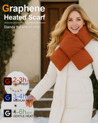 Women's Thick Puffer 1-Zone Graphene Heated Scarf