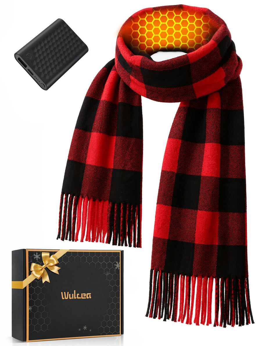 Women's Plaid 1-Zone Graphene Heated Scarf