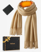 Women's Solid Color 1-Zone Graphene Heated Scarf