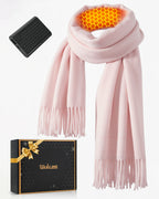 Women's Solid Color 1-Zone Graphene Heated Scarf