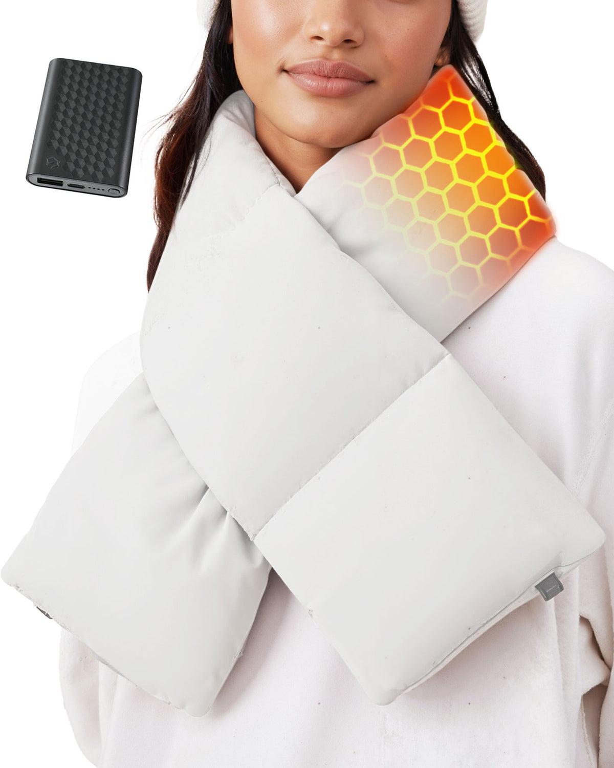 Women's Graphene Heated Puffer Scarf,W882503