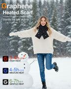 Women's Graphene Heated Puffer Scarf,W882504