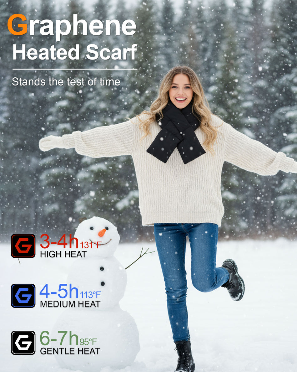 Women's Graphene Heated Puffer Scarf,W882504