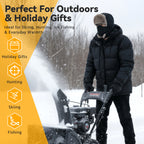 Men's Masked 2-Zone Graphene Heated Trapper Hat