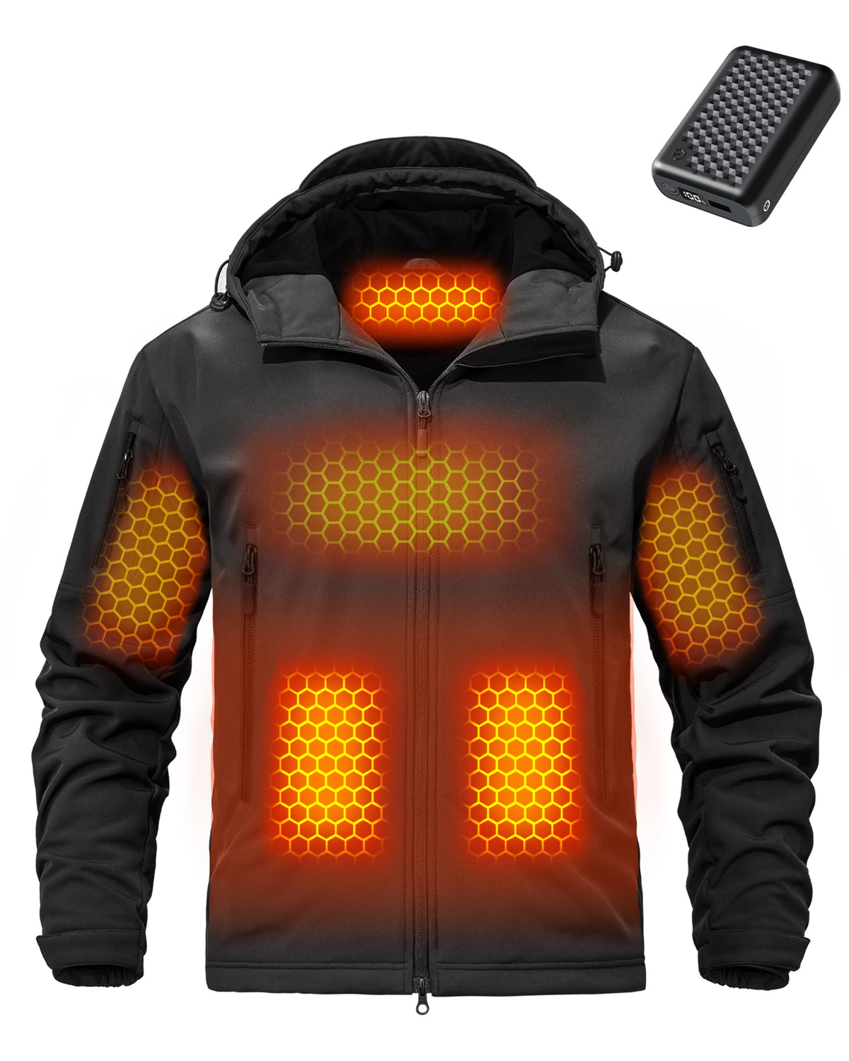 Men's Tactical Heated Jacket (Softshell),M882402