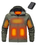 Men's High-Pocket Softshell 6-Zone Graphene Heated Jacket