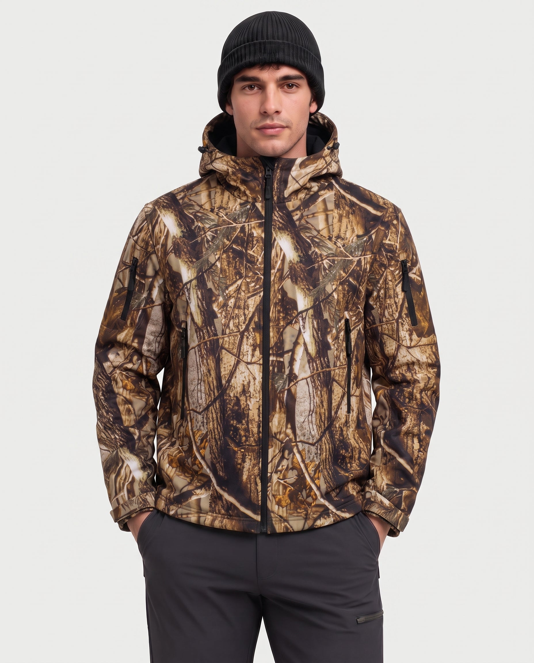 Men's Heated Softshell Jacket | Battery Electric Winter Snowboard