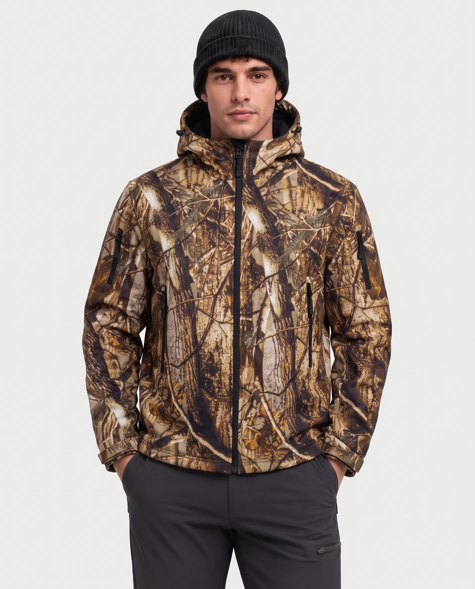 Men's High-Pocket Softshell 6-Zone Graphene Heated Jacket