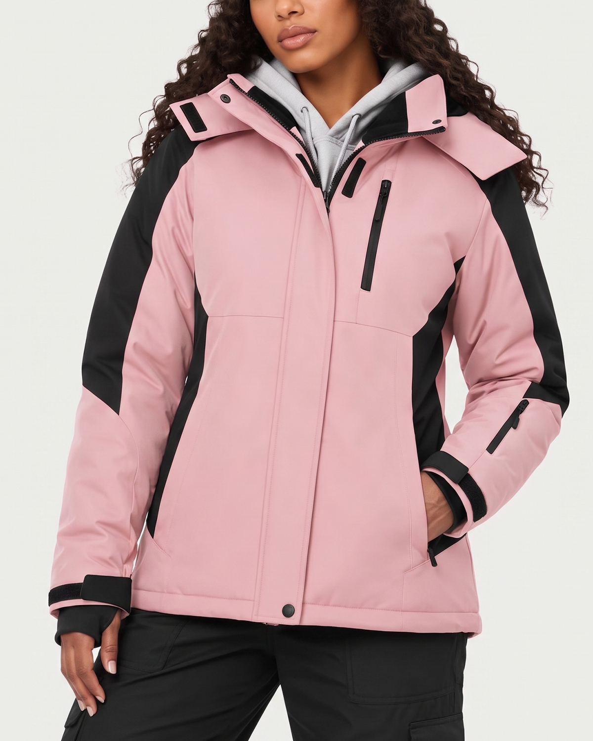 Women's Ski Heated Jacket (Color-Blocked),W88409