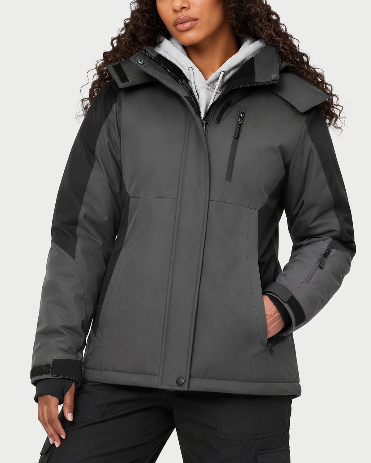 Women's Ski Heated Jacket (Color-Blocked),W88409