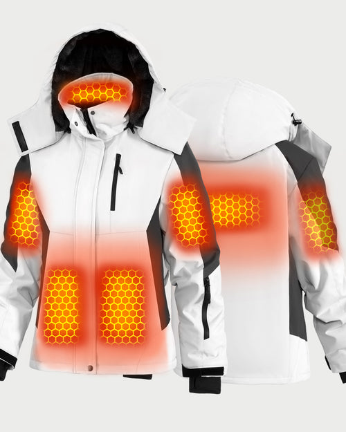 Women's Ski Heated Jacket (Color-Blocked),W88409