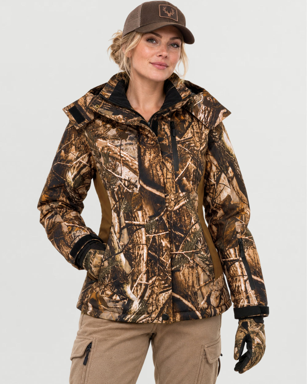 Women's Color-Block Hardshell 6-Zone Graphene Heated Jacket