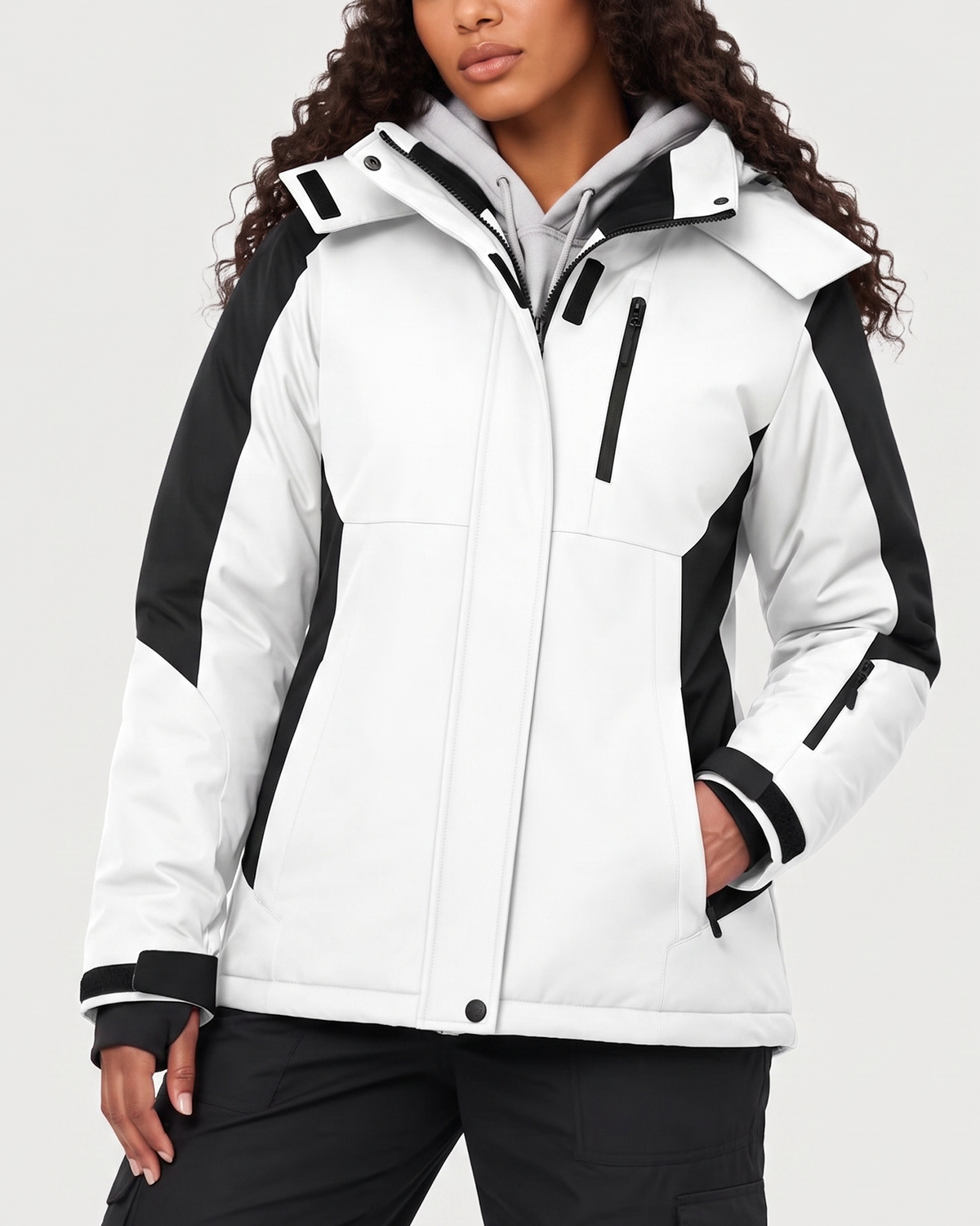 Women's Ski Heated Jacket (Color-Blocked),W88409