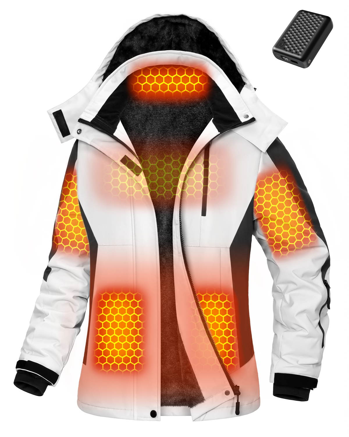 Women's Ski Heated Jacket (Color-Blocked),W88409