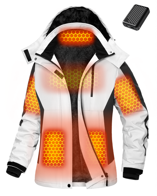 Women's Ski Heated Jacket (Color-Blocked),W88409