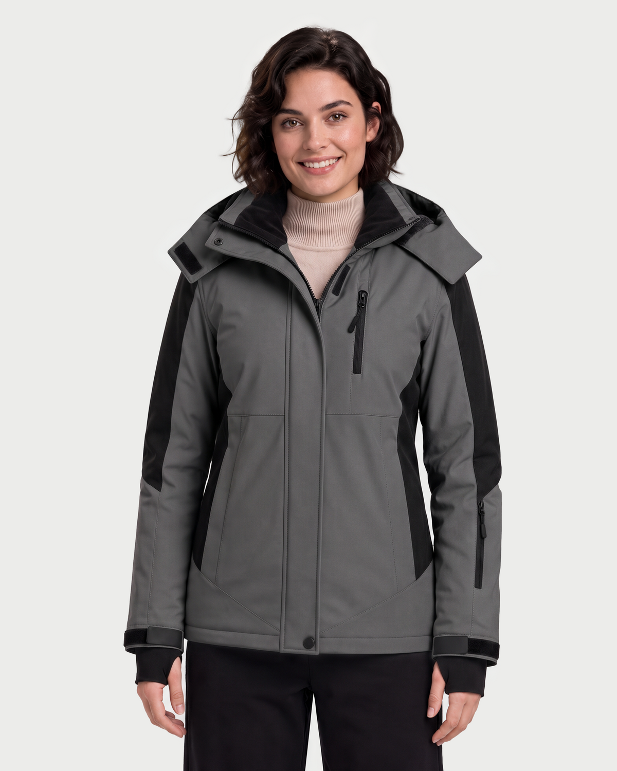 Women's Ski Heated Jacket (Color-Blocked),W88409