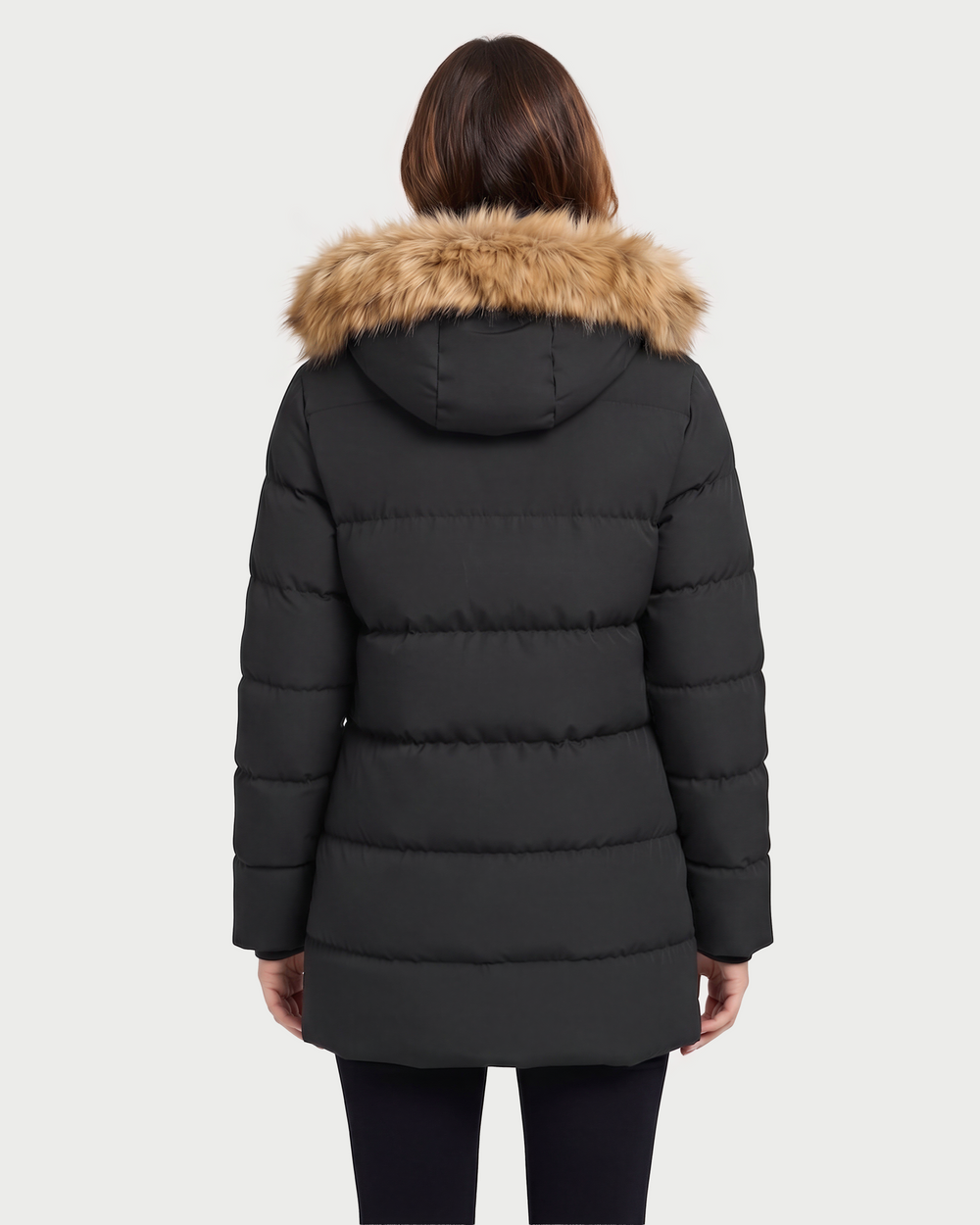 Women's Mid-Length Puffer 6-Zone Graphene Heated Coat